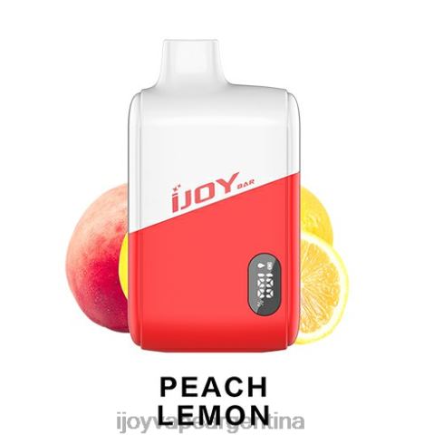 iJOY Bar Mayoreo 62DL0190 - iJOY Bar IC8000 desechable melocotón limón