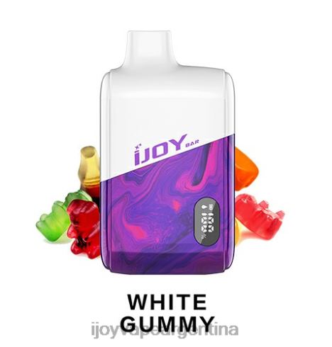 iJOY Vapes For Sale 62DL0199 - iJOY Bar IC8000 desechable gomoso blanco