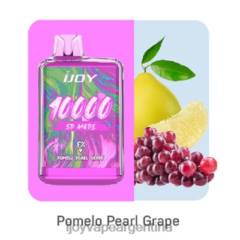 iJOY Bar Mayoreo 62DL0170 - iJOY Bar SD10000 desechable pomelo uva perla