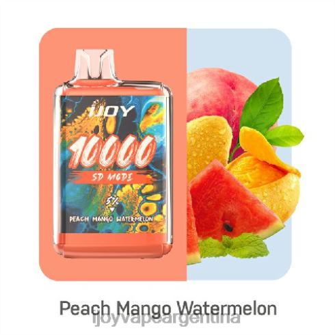 iJOY Vapes For Sale 62DL0169 - iJOY Bar SD10000 desechable sandia mango durazno