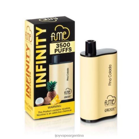iJOY Vape Como Funciona 62DL0105 - iJOY Fume Infinity desechables 3500 inhalaciones | 12ml piña colada