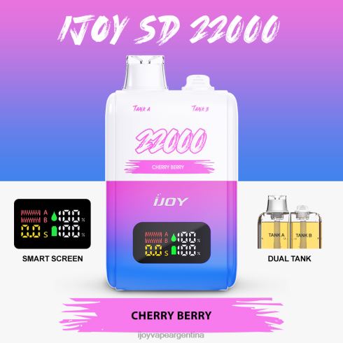 iJOY Bar Mayoreo 62DL0150 - iJOY SD 22000 desechable Cereza