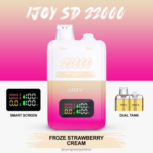 iJOY Vape Buenos Aires 62DL0152 - iJOY SD 22000 desechable crema de fresa congelada