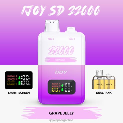 iJOY Vape Precio 62DL0153 - iJOY SD 22000 desechable mermelada de uva