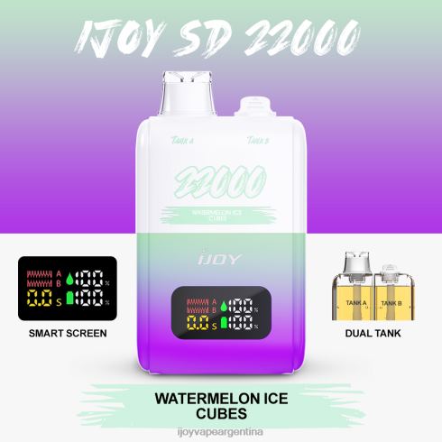 iJOY Vapes For Sale 62DL0159 - iJOY SD 22000 desechable cubitos de hielo de sandia
